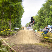 Jake Cortes on course at 2023 Oil City DH Race